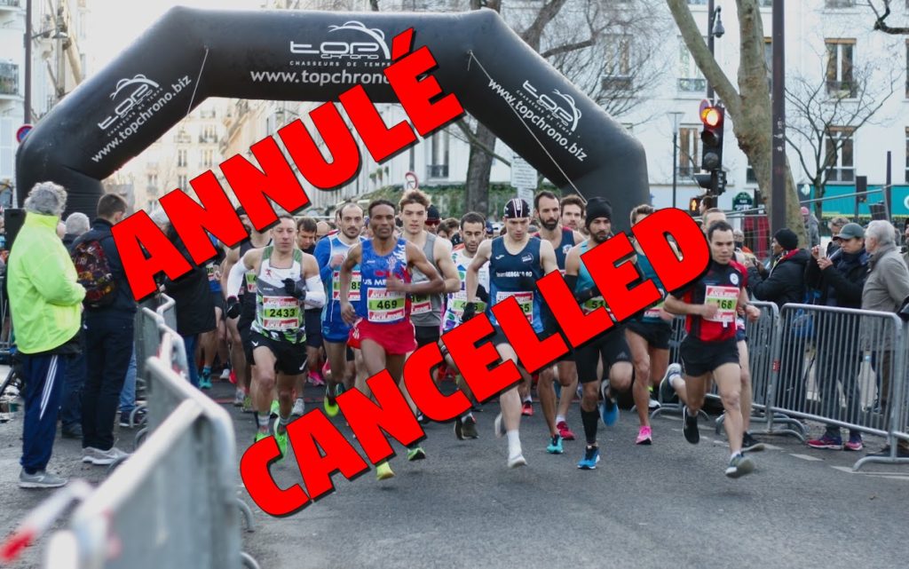 Click on the picture for a larger view Departure of the 10 km of the 14th district 2020, the peloton will quickly be diluted in the streets of the 14th district