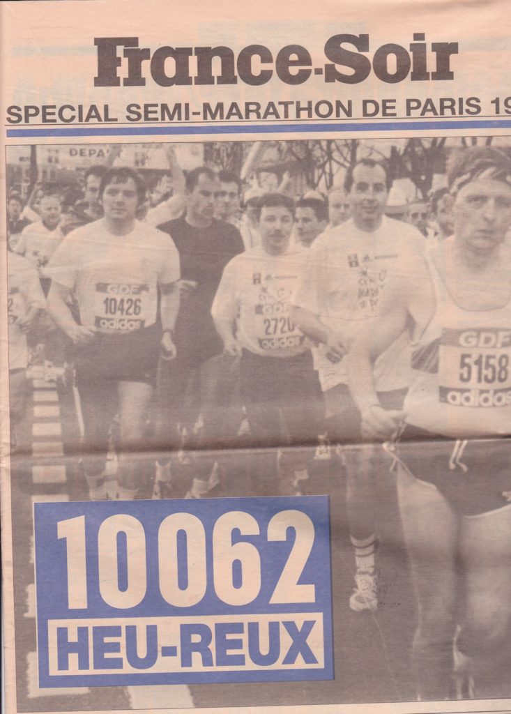 Résultats semi-marathon de Paris 1998 - Page 1