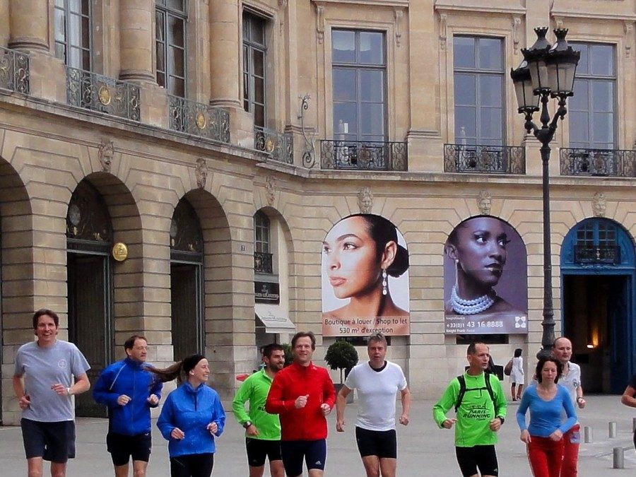 Pour clore un séjour de travail à Paris, un Running tour !