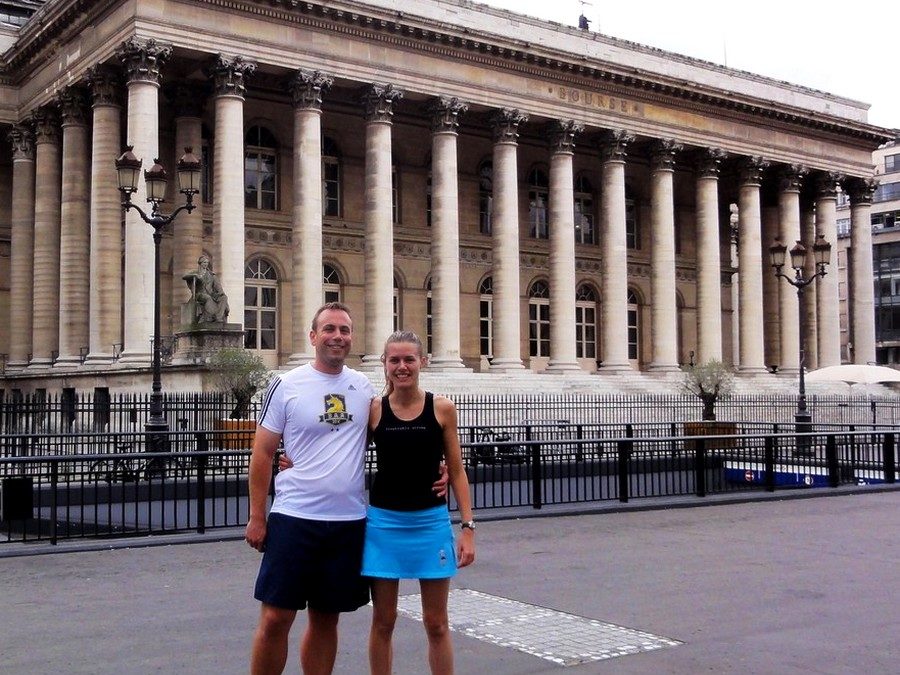 Centre de Paris, rive droite avec Liz et Curt