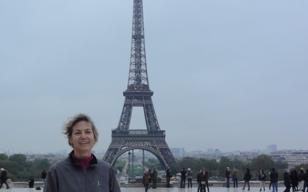 Au Champ de Mars avec Sylvie