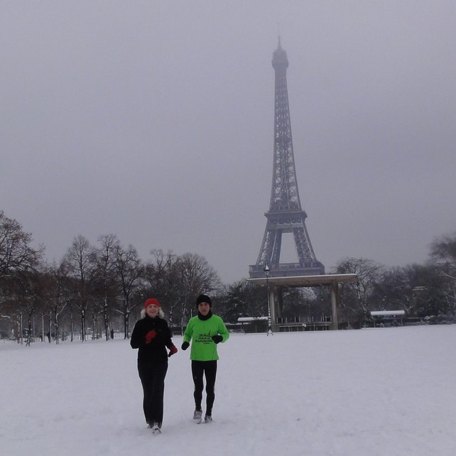 Courir en janvier à Paris