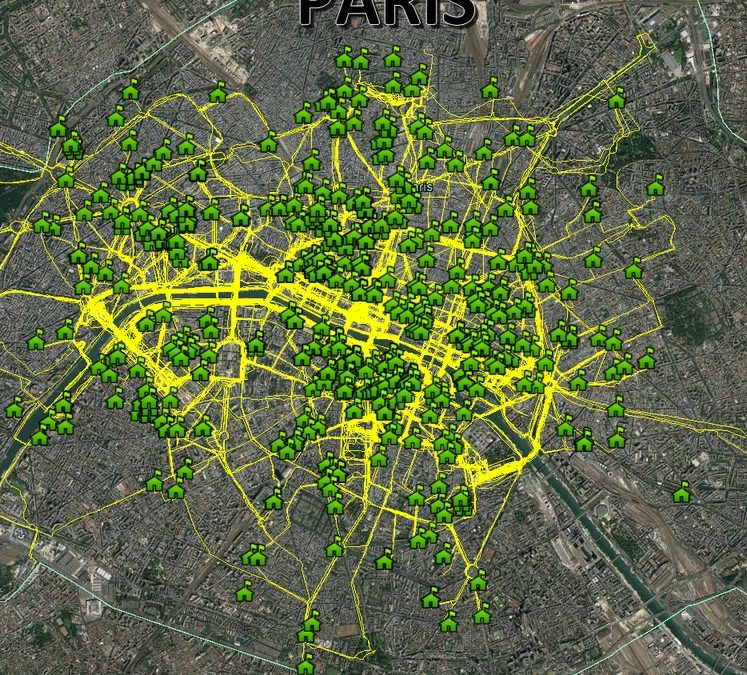 Les parcours créés pour nos visiteurs