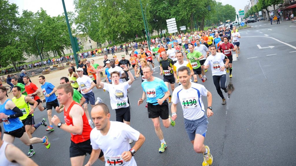 Départ des 10 km du Château de Vincennes