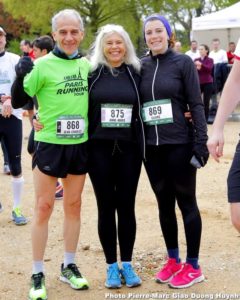 "Equipe" familiale prête à courir