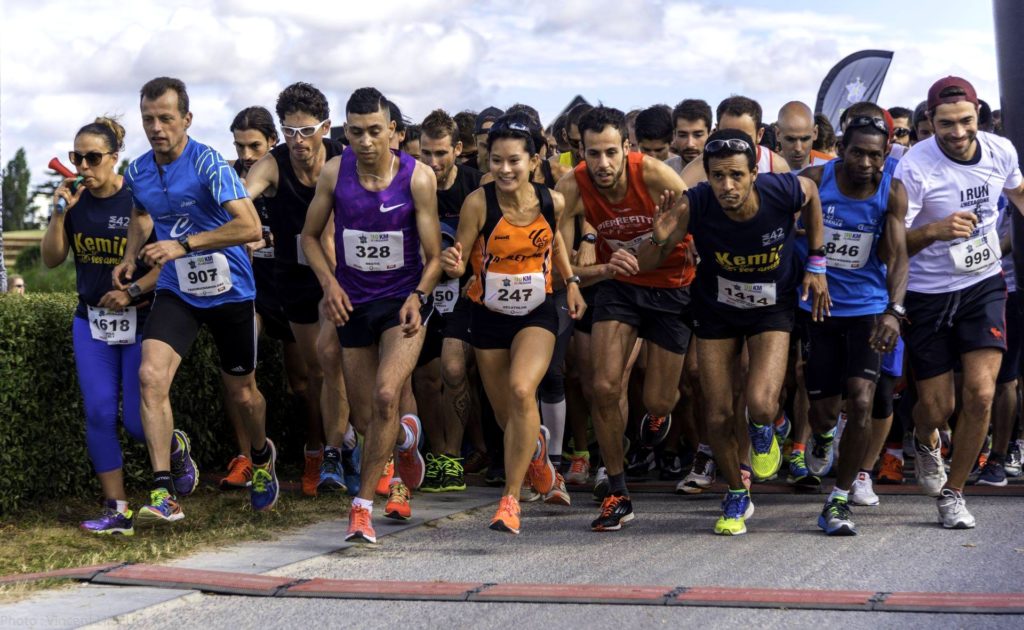 Start of the 10 km of the Hexagone Paris 2017