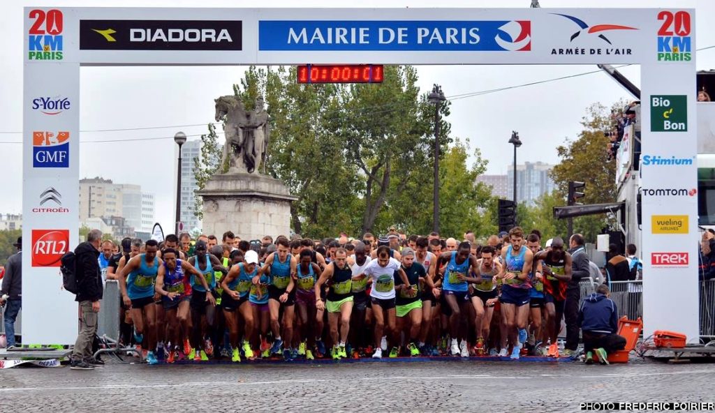 Départ des 20 km de Paris