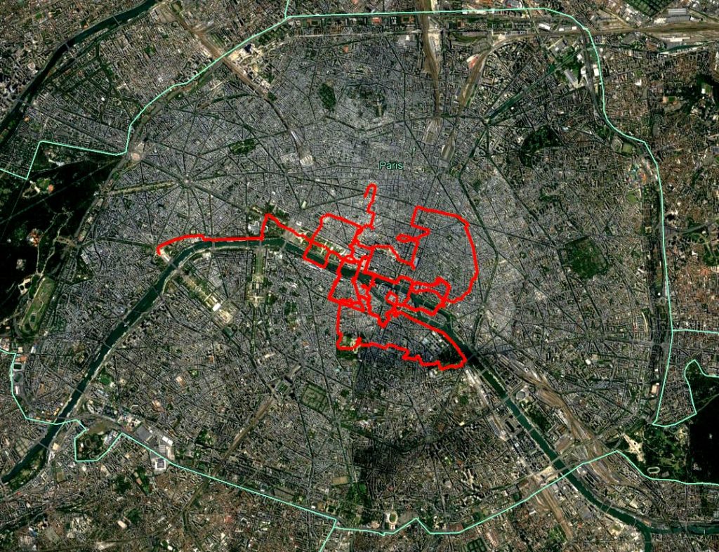 Plein de beaux parcours de Paris en courant (et en marchant !)