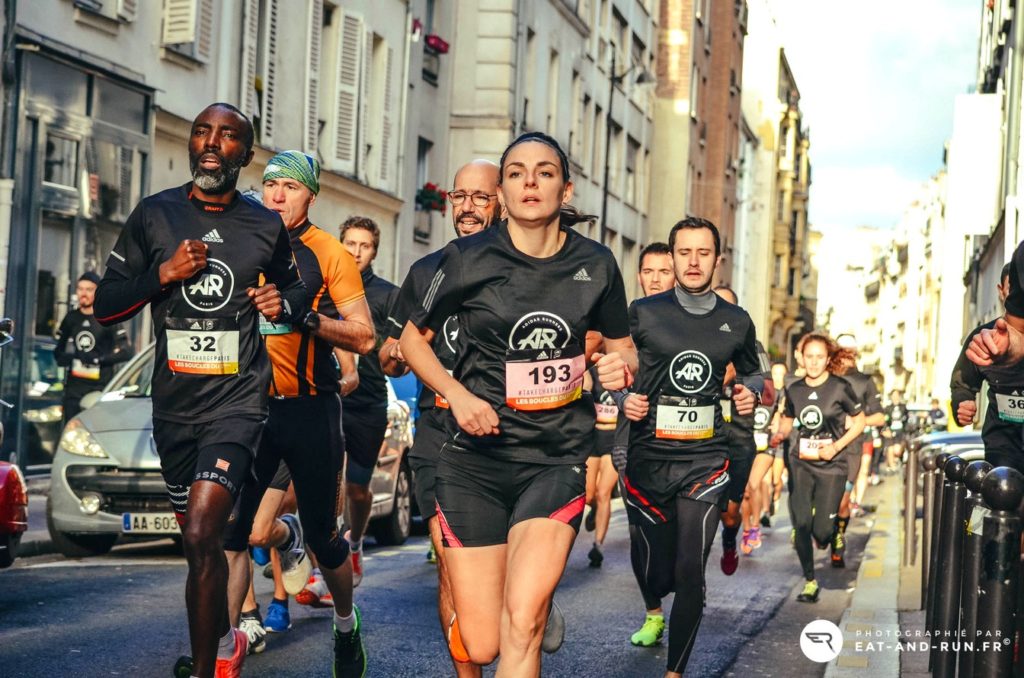 At a good pace in the streets of the 17th arrondissement