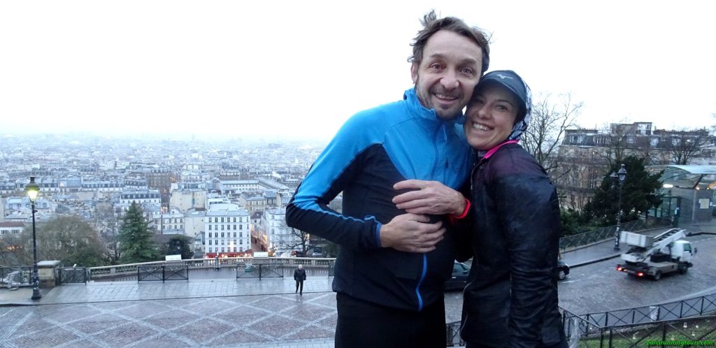 Paris in the mist from Montmartre