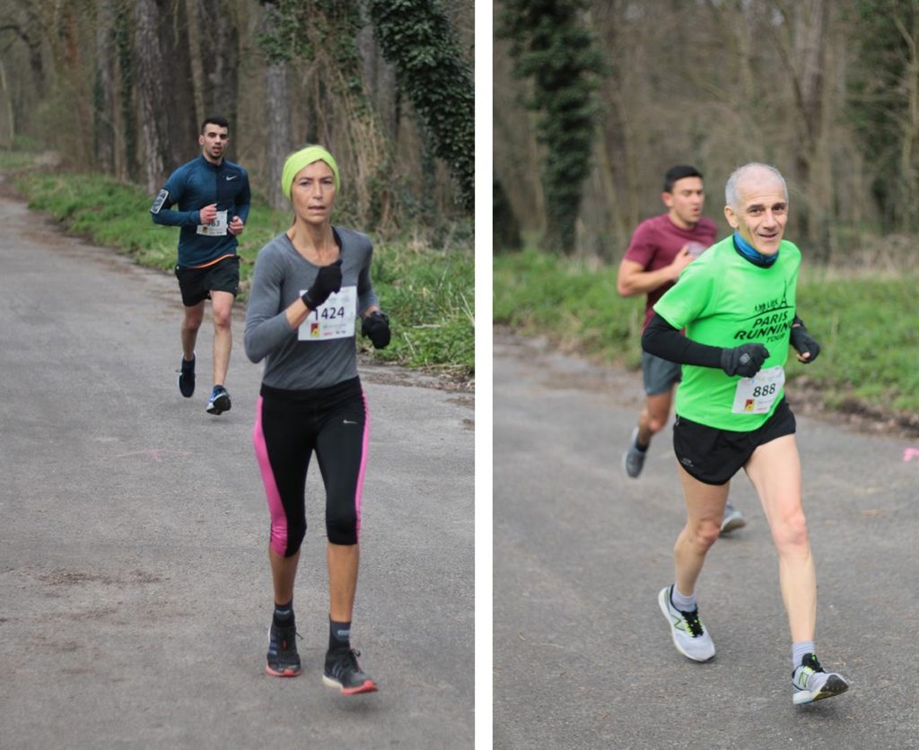 Soli'run 2018 - Guides Paris Running Tours bientôt heureux de finir première et premier dans leur catégorie ;-)