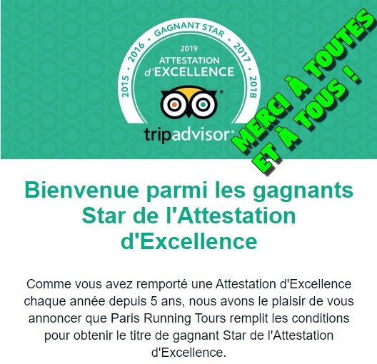 Gagnant Star Attestation d'Excellence