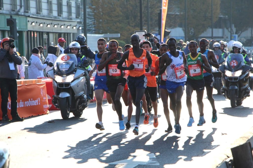 Half-marathon of Boulogne 2018 - International athletes leading the race