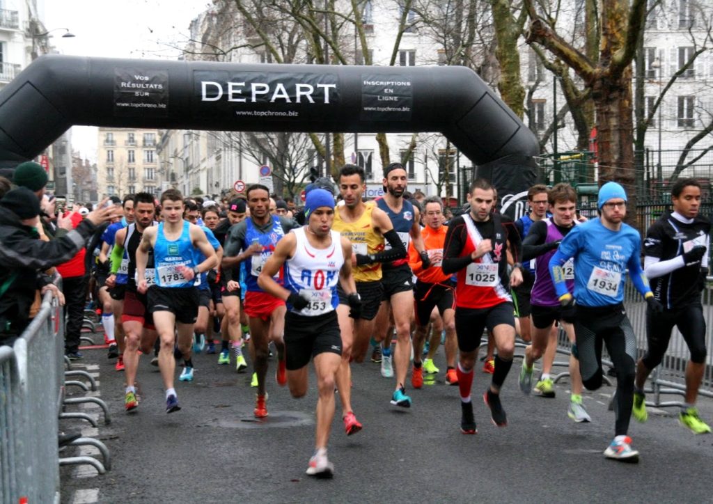 Départ des 10 km du 14ème 2019