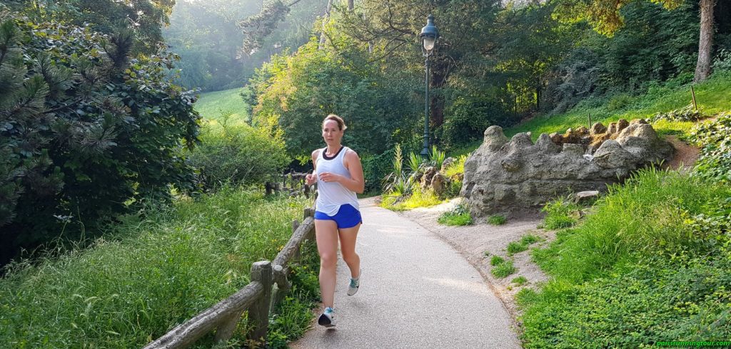  Running on mountain paths in Paris