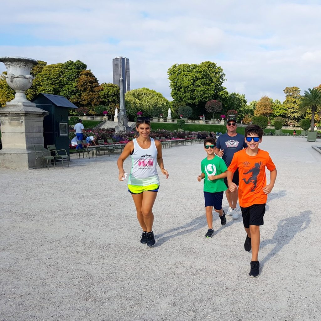 What a pleasure to run in one of the splendid parks of Paris