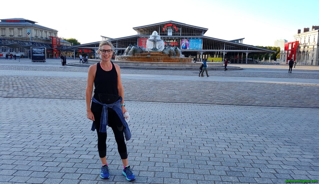 A Grande Halle, now a cultural centre but which was once a large beef market (slaughterhouses...)