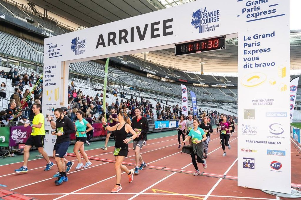 Arrivée de la Course du Grand Paris 2019 au Stade de France