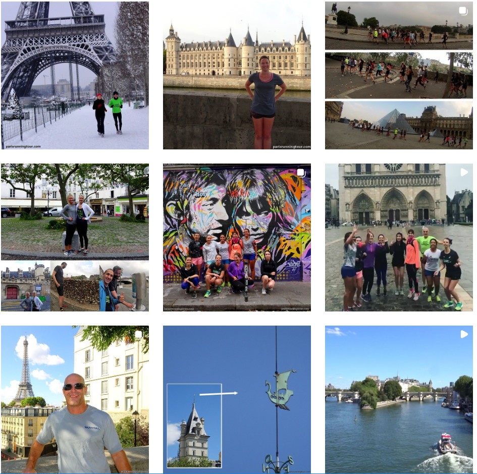 Instagram Paris Running Tours