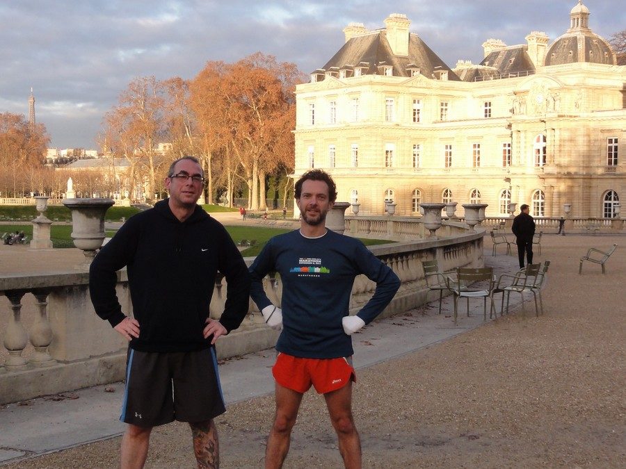 In front of the French Senate with Daniel and Wils