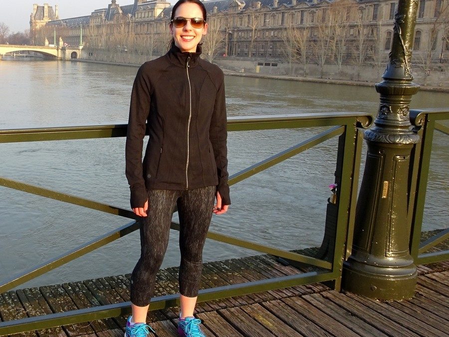 On the “new Pont des Arts” with Laura